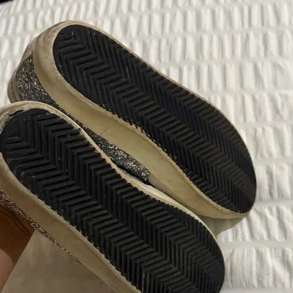 Golden Goose Silver Glitter Sneakers - Picture 5 of 10
